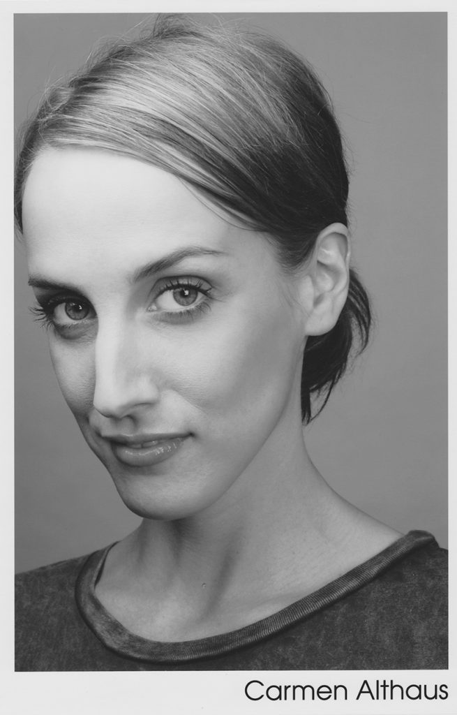 Professional photo of actor Carmen Althaus circa 2005. Carmen was cast as Christina in Daughter of God. Carmen is now Carmen König.