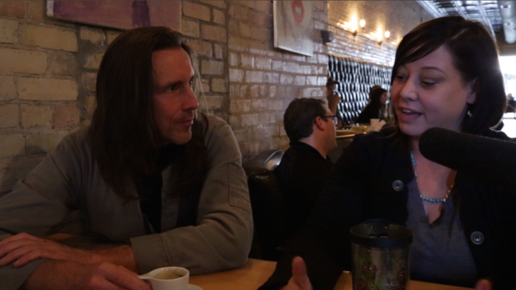 Shri Fugi Spilt aka Dan Kelly talks with makeup artist Nicole Enger at Brew in Traverse City, Michigan about her experience listening to the Daughter of Godcast. A podcast test with a focus group of one.